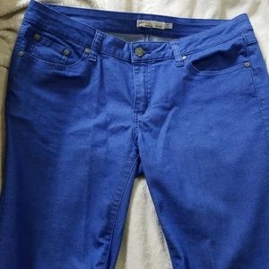 Prana bright blue jeans